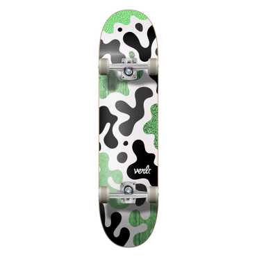 VERB Design Camo Complete Skateboard 8'' - Black/Mint